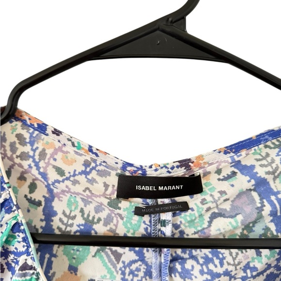 Isabel Marant Bireya Ruched Silk Mini Dress - Picture 5 of 12